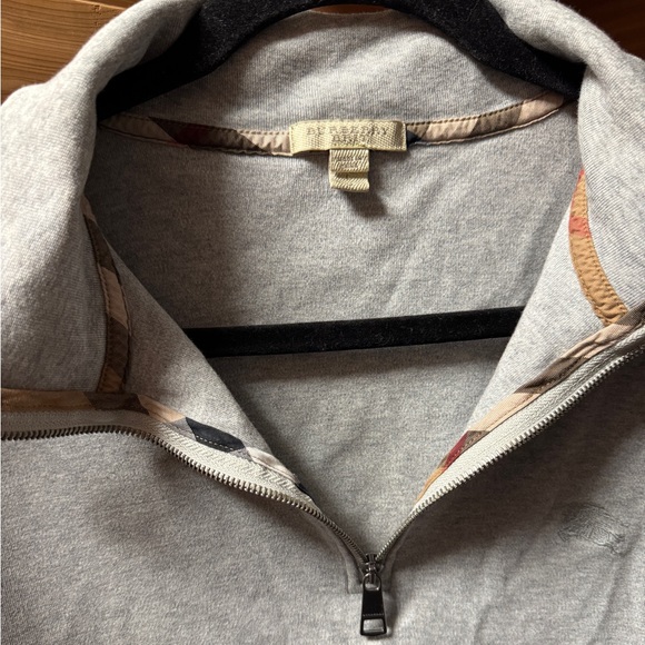 Burberry Quarter (1/4) Zip in Gray - Picture 2 of 4